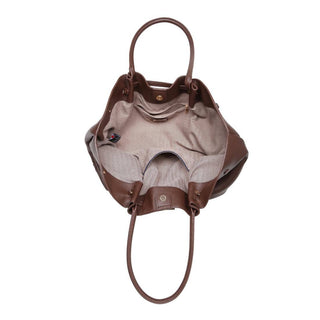 Kaia Chocolate Brown Oversized Tote Bag