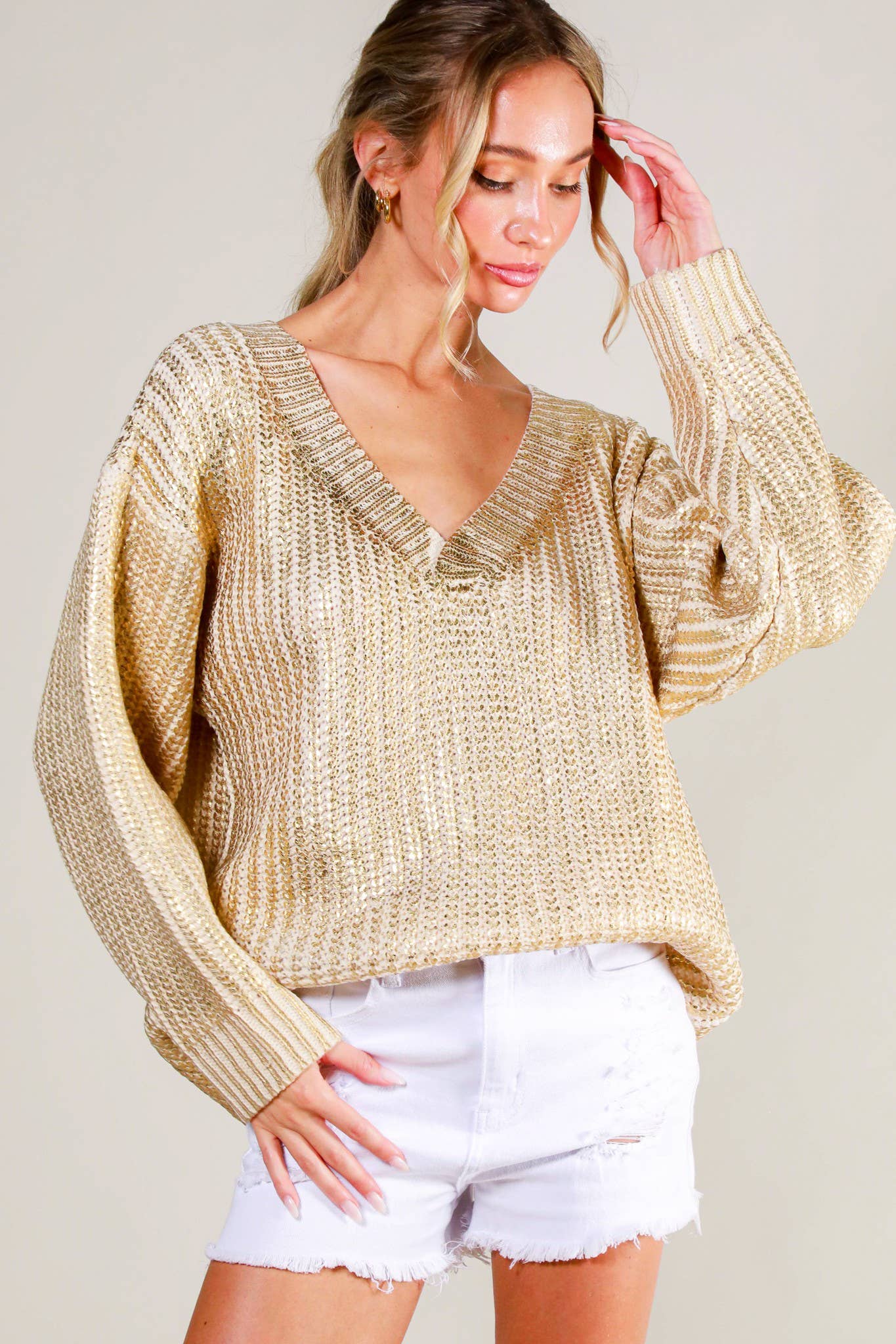 Dressy on sale gold sweater