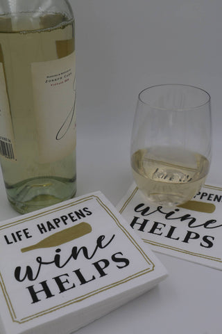 Life Happens, Wine Helps - 20ct