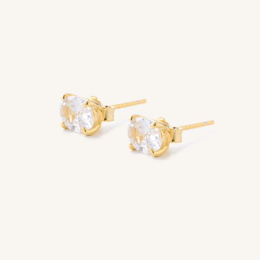 Emily Studs- Cushion Cut