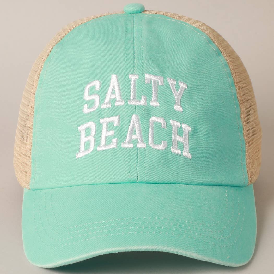 Salty Beach Baseball Cap