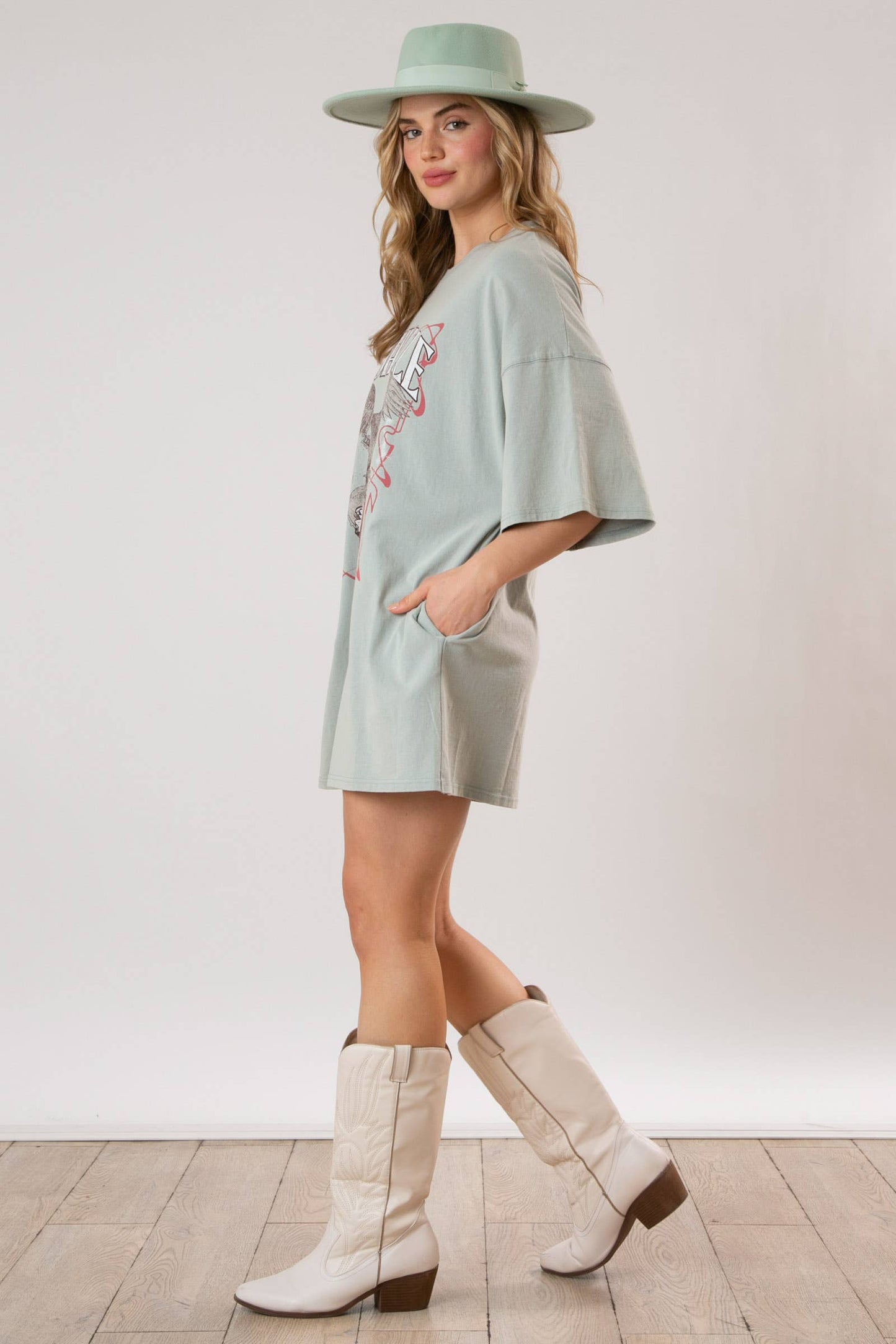 Nashville Eagle Tee Dress