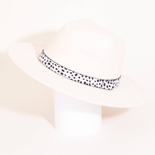 Cheetah Strap Fedora Fashion Hat