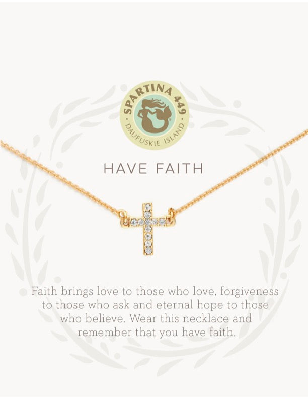 Sea La Vie Have Faith Necklace