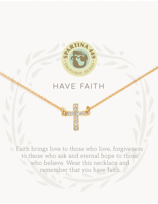 Sea La Vie Have Faith Necklace