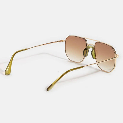 Simple Square Aviator Sunglasses Set