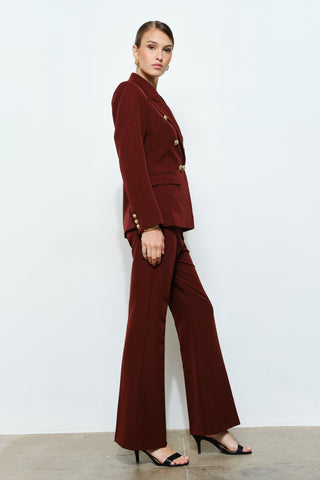 Finny Gold Button Tailored Blazer