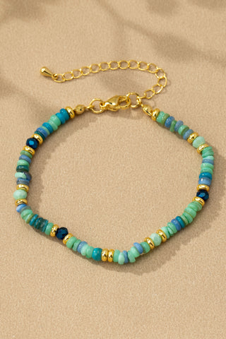 Agate Beaded Bracelet