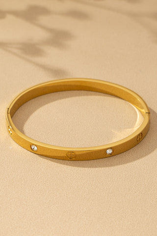 Non Tarnish Stainless Steel Hinge Bangle