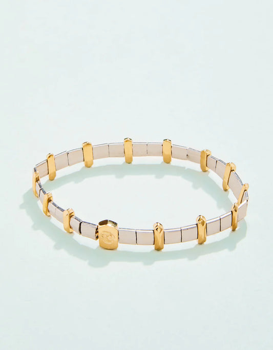 Kerra Stretch Bracelet Gold/Silver