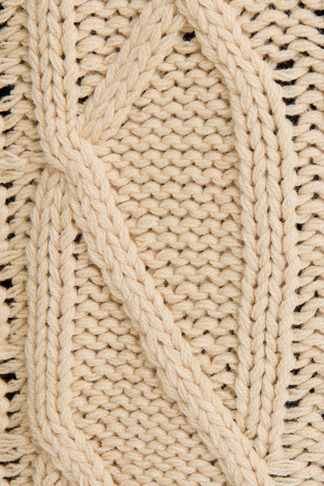 Misha Oversized Cable Knit Sweater