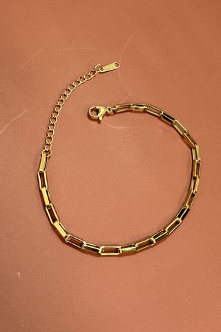 18K Stainless Steel Charm Bracelet