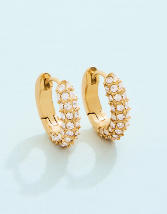 Shine On Pavé Hoop Earrings
