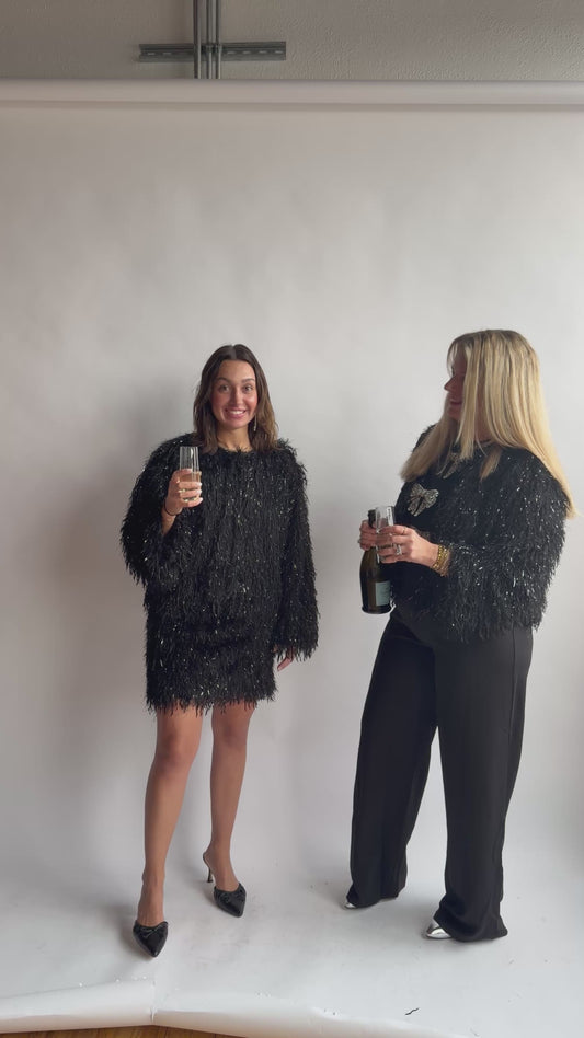 Himari Metallic Fringe Jacket