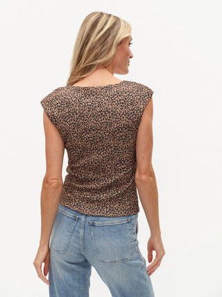 Roxie Cheetah Square Neck Top
