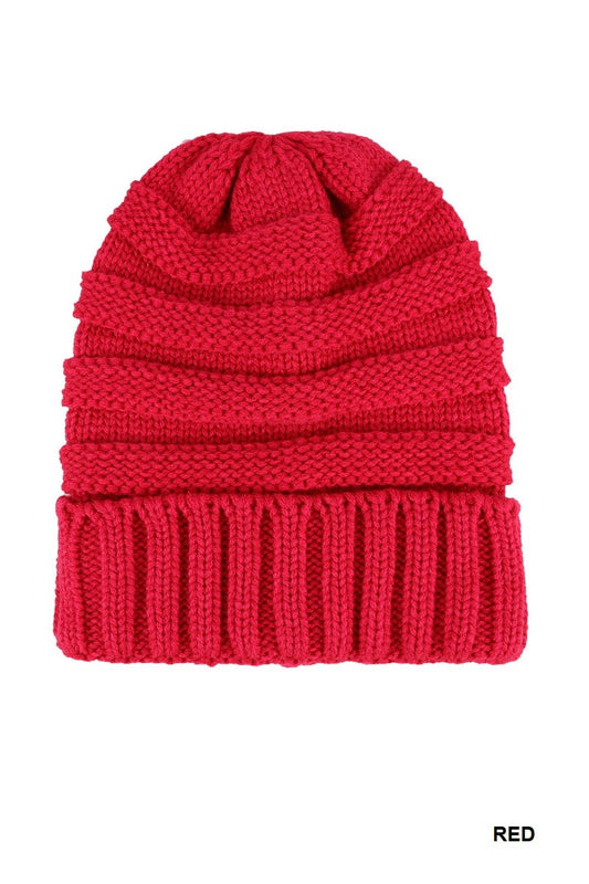 Classic Crochet Knit Beanie
