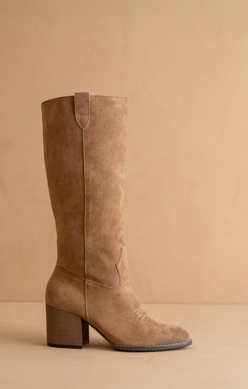 The Roxanne - Knee High Western Bucket Boot