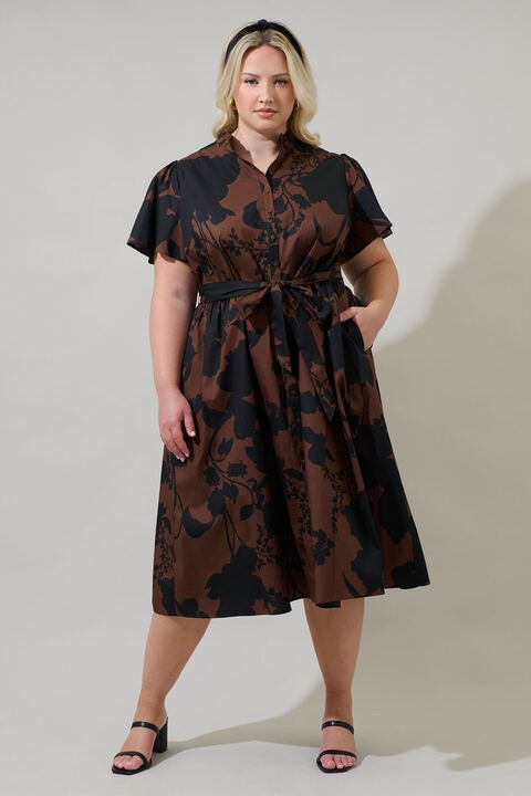 Somerton Floral Midi Dress
