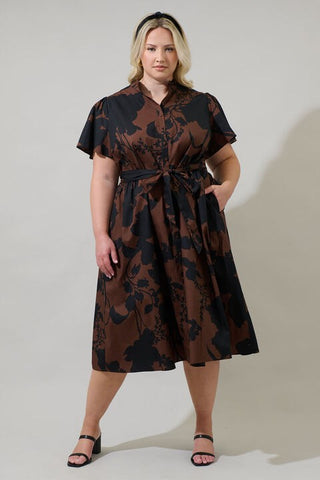 Somerton Floral Midi Dress