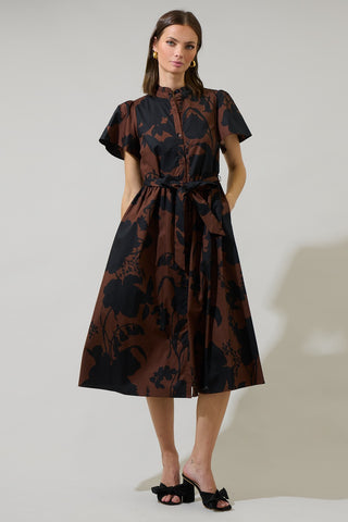 Somerton Floral Midi Dress