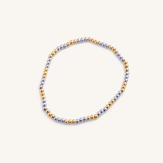 Smithy Small Two Toned Ball Bracelet