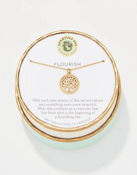 Sea La Vie Necklace Flourish/Tree of Life