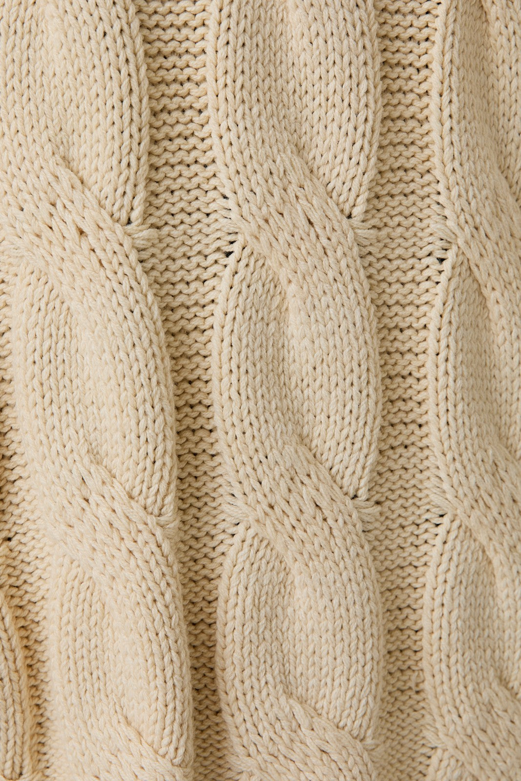 Trish Front Tie Cable Sweater Cardigan