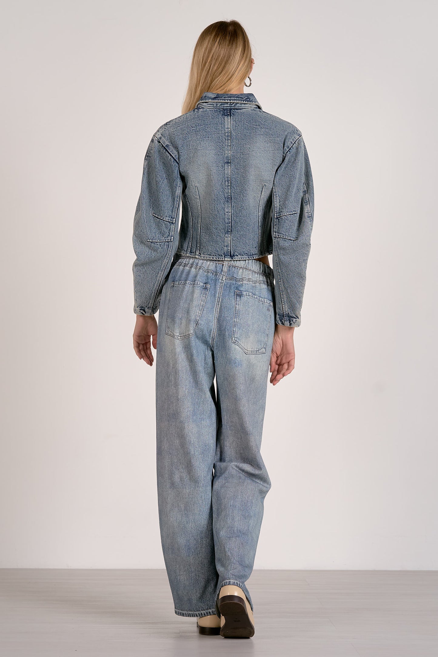 Bluebell Barrel Sleeve Denim