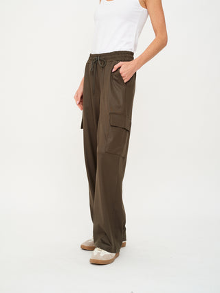 Coated Cargo Joggers