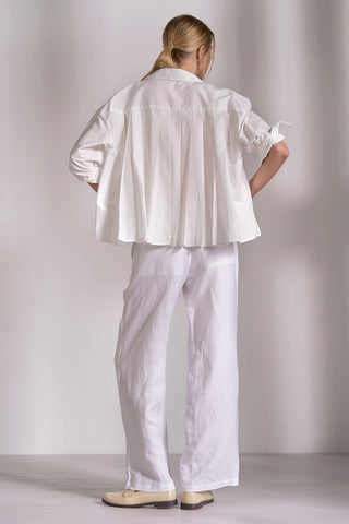 Pleat Perfection Button Down