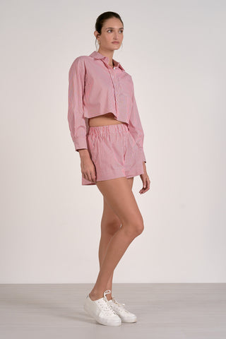 Strawberry Harper Striped Shorts