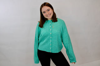 turquoise button up abby rose piper cardigan sweater