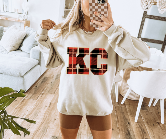 Plaid KC Sweatshirt