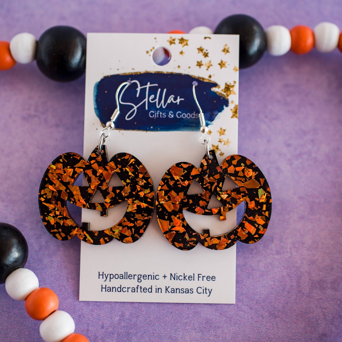 Jack O'Lantern Earrings