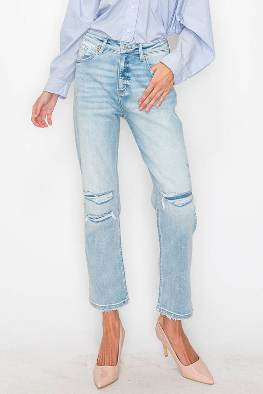Artemis Vintage High Rise Straight Jeans