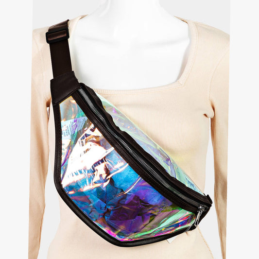 Iridescent Clear Fanny Pack