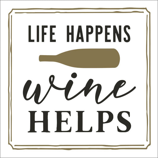 Life Happens, Wine Helps - 20ct