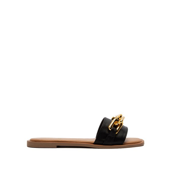 Band Chain Slide Sandal