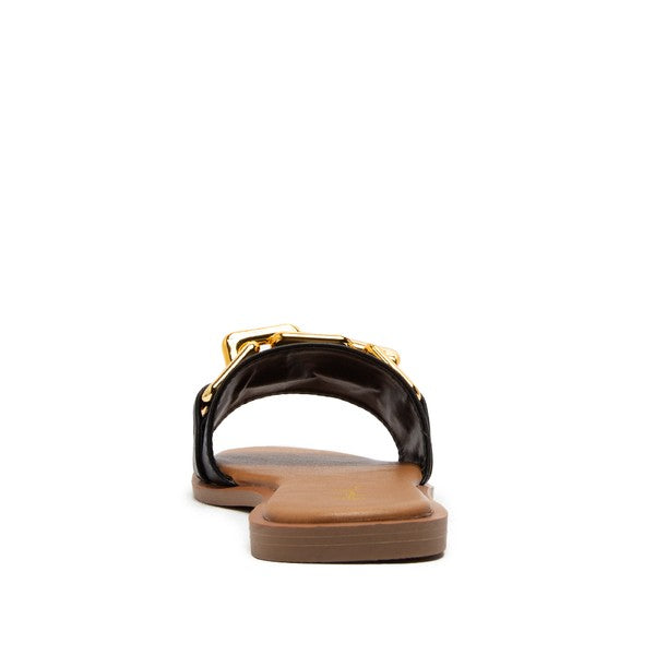 Band Chain Slide Sandal