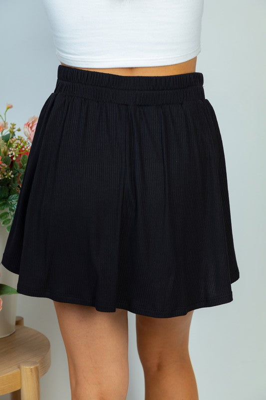 High Waisted Skirt/Skort