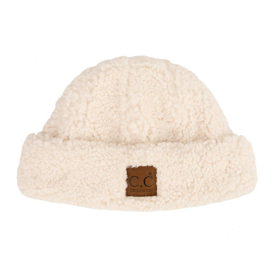 Fluffy Sherpa Cuff Beanie