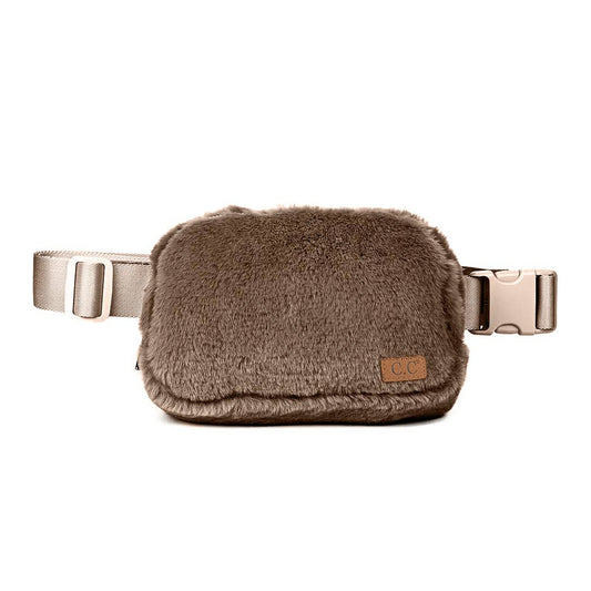 Faux Fur Small Sherpa Fanny Pack – Cozy Style for Winter Adventures