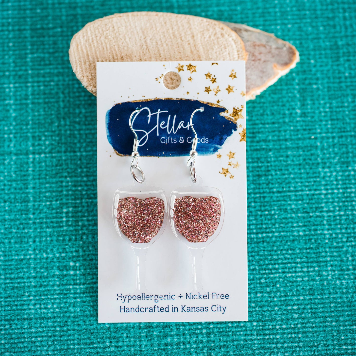 Wine Glass Earrings