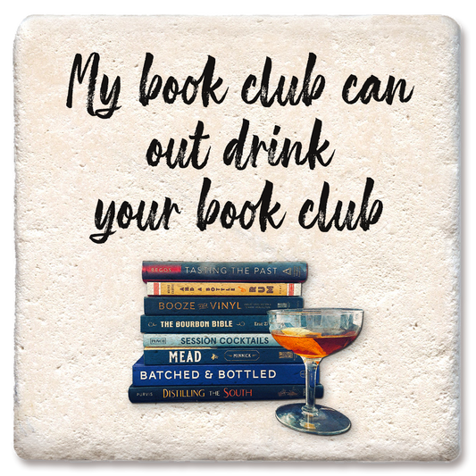 Drink Coaster My book club Coaster