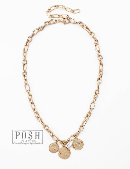 Taylor Chain Necklace w/ Charms